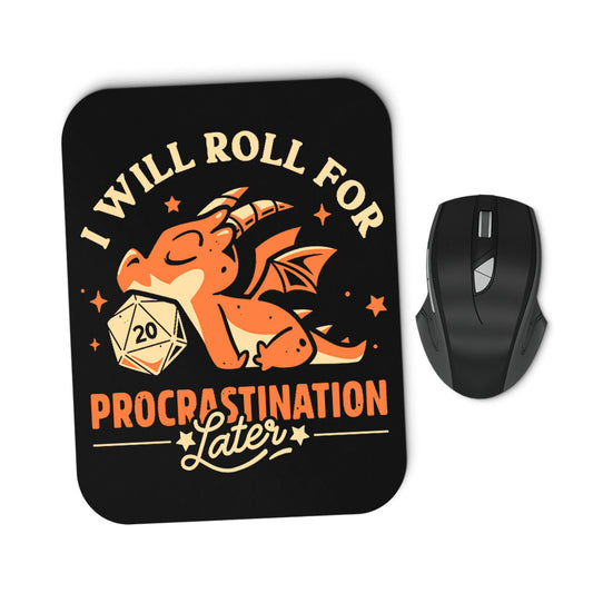 Too Lazy to Roll - Mousepad