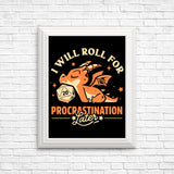 Too Lazy to Roll - Posters & Prints