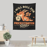 Too Lazy to Roll - Wall Tapestry