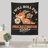 Too Lazy to Roll - Wall Tapestry