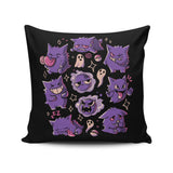 Too Many Ghosts - Throw Pillow