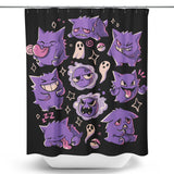 Too Many Ghosts - Shower Curtain