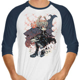 Towards the Light - 3/4 Sleeve Raglan T-Shirt