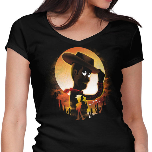 Toy Sheriff - Women's V-Neck
