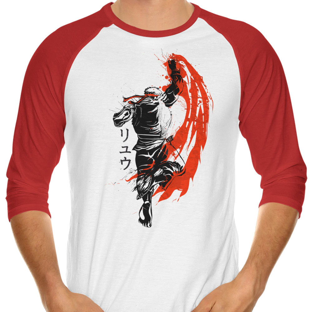 Traditional Fighter - 3/4 Sleeve Raglan T-Shirt