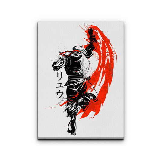 Traditional Fighter - Canvas Print