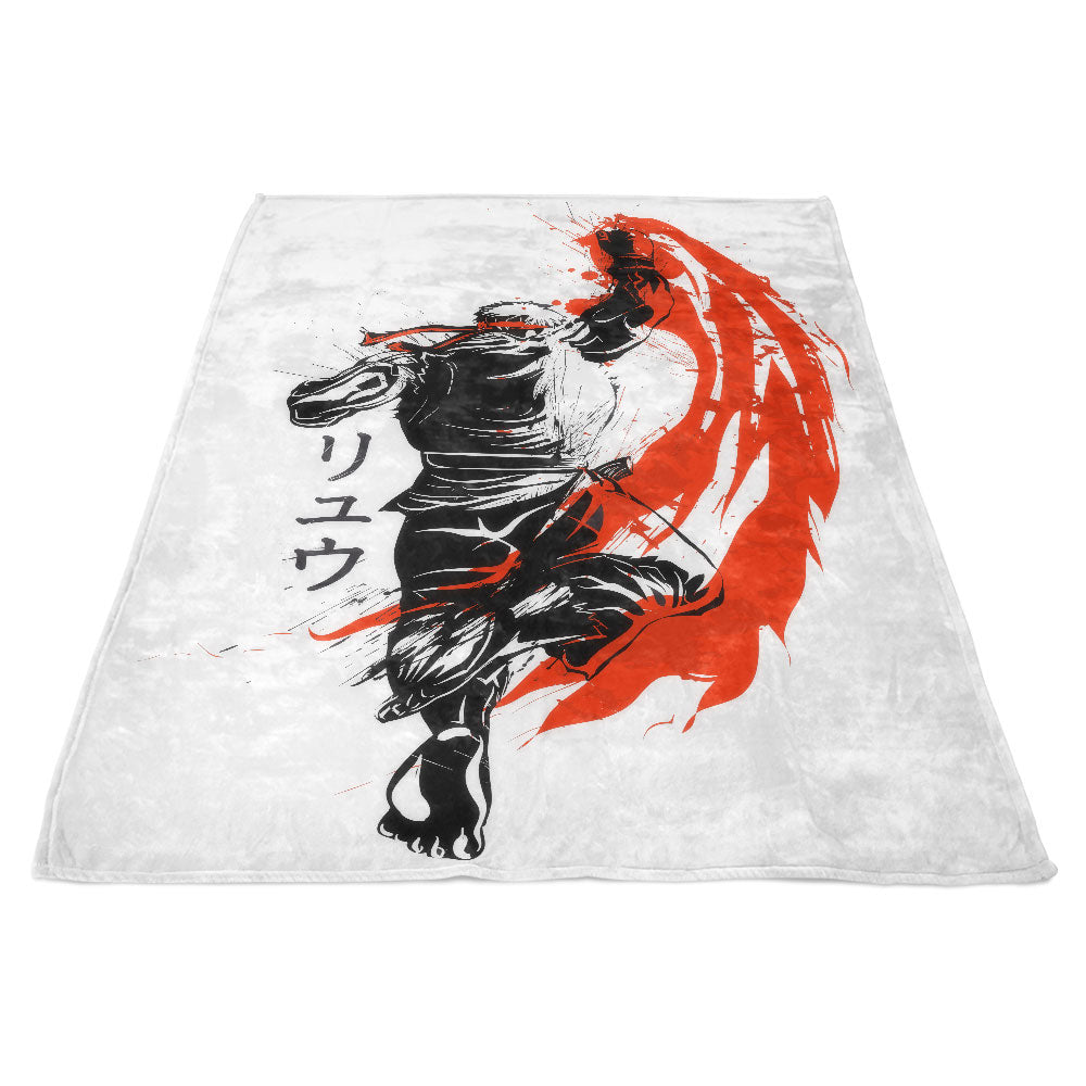 Traditional Fighter - Fleece Blanket