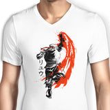 Traditional Fighter - Men's V-Neck