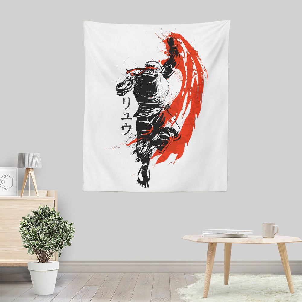 Traditional Fighter - Wall Tapestry