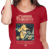 Trainers and Dragons - Women's V-Neck