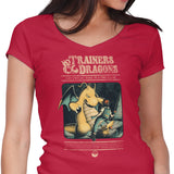 Trainers and Dragons - Women's V-Neck