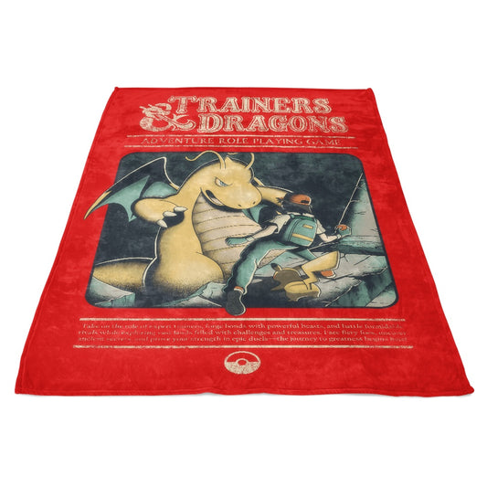 Trainers and Dragons - Fleece Blanket