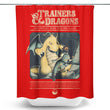 Trainers and Dragons - Shower Curtain