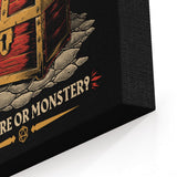 Treasure or Monster - Canvas Print