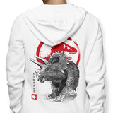 Triceratops Sumi-e - Hoodie