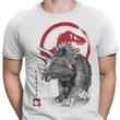 Triceratops Sumi-e - Men's Apparel