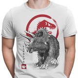 Triceratops Sumi-e - Men's Apparel
