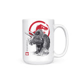 Triceratops Sumi-e - Mug