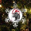 Triceratops Sumi-e - Ornament