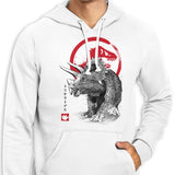 Triceratops Sumi-e - Hoodie