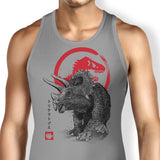 Triceratops Sumi-e - Tank Top