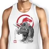 Triceratops Sumi-e - Tank Top