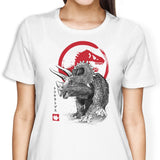 Triceratops Sumi-e - Women's Apparel