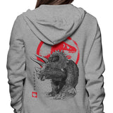 Triceratops Sumi-e - Hoodie