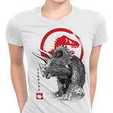 Triceratops Sumi-e - Women's Apparel