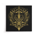 True Heroes Never Die (Gold) - Canvas Print