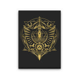 True Heroes Never Die (Gold) - Canvas Print
