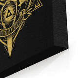 True Heroes Never Die (Gold) - Canvas Print