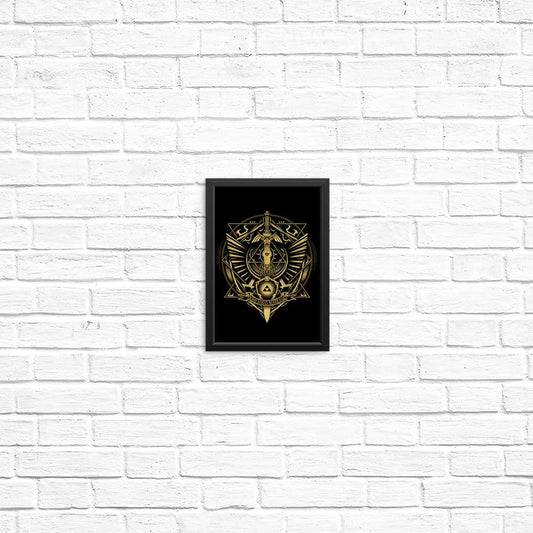 True Heroes Never Die (Gold) - Posters & Prints