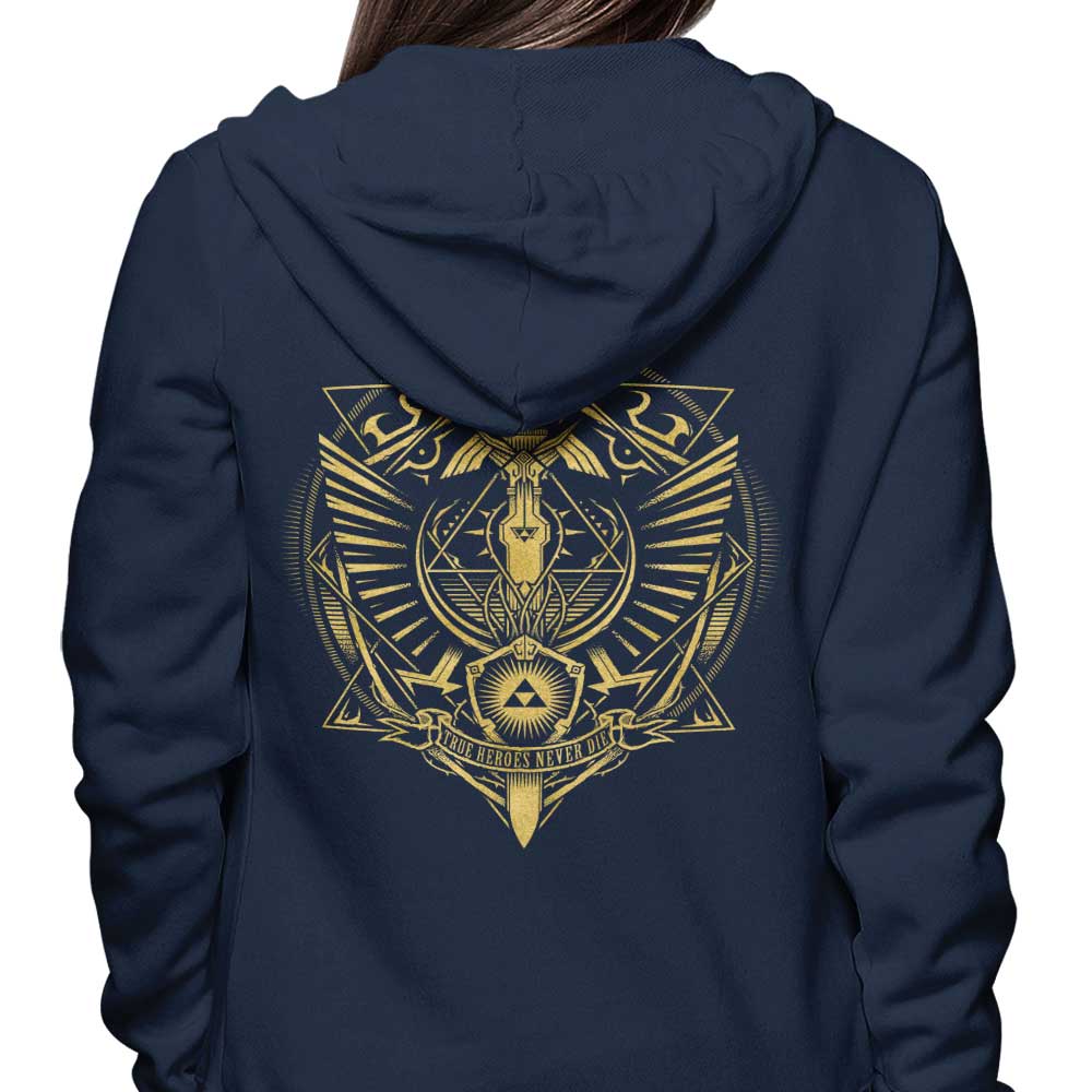 True Heroes Never Die (Gold) - Hoodie
