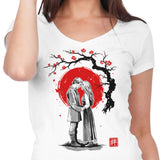 True Love Sumi-e - Women's V-Neck
