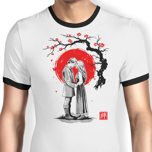 True Love Sumi-e - Ringer T-Shirt