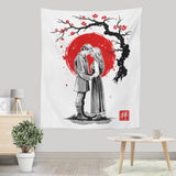 True Love Sumi-e - Wall Tapestry