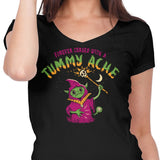 Tummy Ache Sorcerer - Women's V-Neck