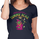 Tummy Ache Sorcerer - Women's V-Neck