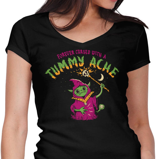 Tummy Ache Sorcerer - Women's V-Neck