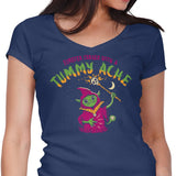 Tummy Ache Sorcerer - Women's V-Neck