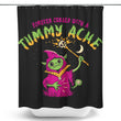 Tummy Ache Sorcerer - Shower Curtain
