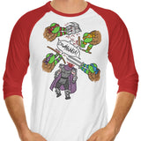 Turtle Pool - 3/4 Sleeve Raglan T-Shirt