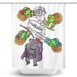 Turtle Pool - Shower Curtain