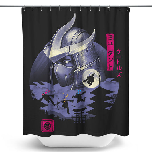 Turtles in Japan - Shower Curtain