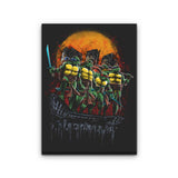 Turtles on the Roof - Canvas Print