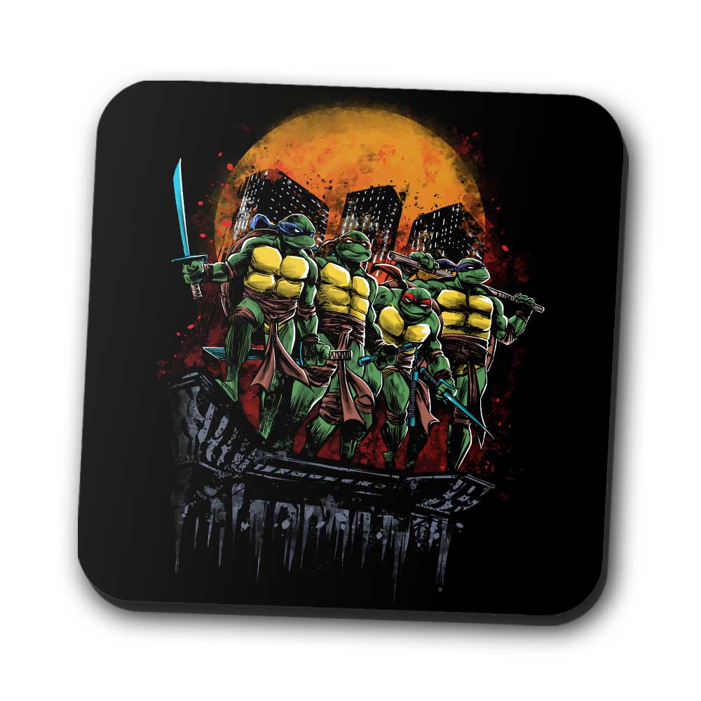 Turtles on the Roof - Coasters