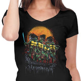Turtles on the Roof - Women's V-Neck