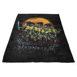 Turtles on the Roof - Fleece Blanket
