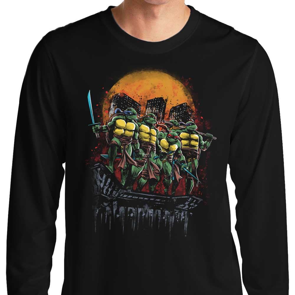 Turtles on the Roof - Long Sleeve T-Shirt